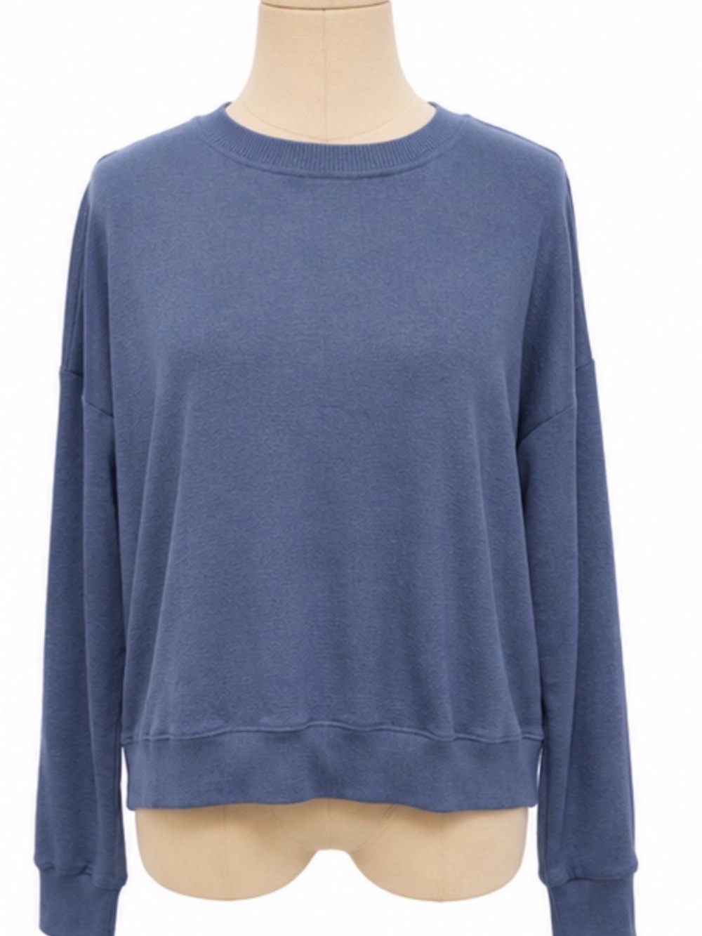 Z Supply Blue Oversized Lightweight Sweatshirt Size M